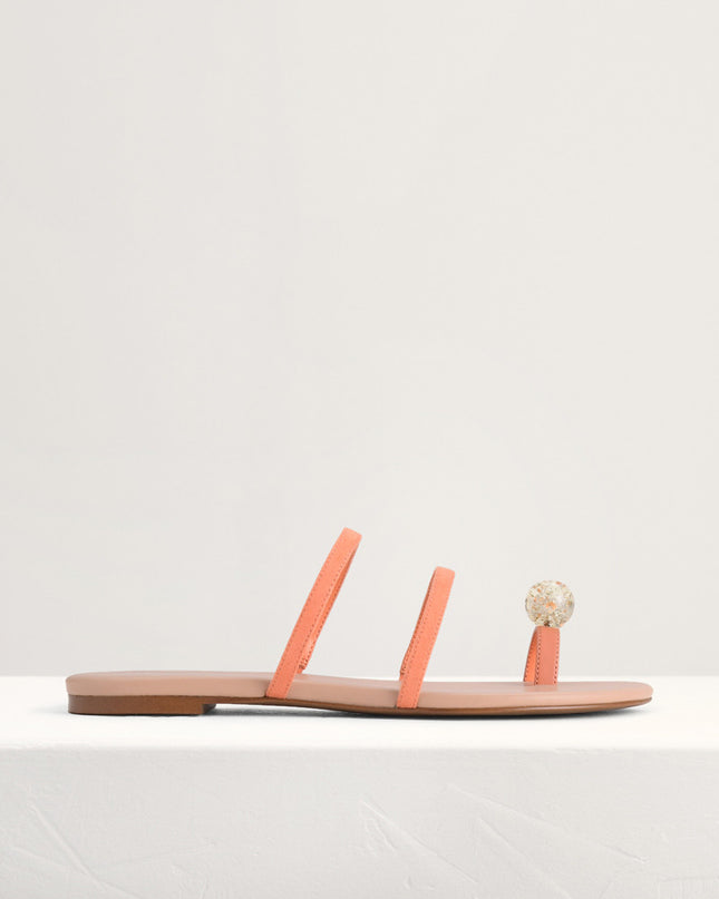 Embellished Toe-Ring Strappy Sandals