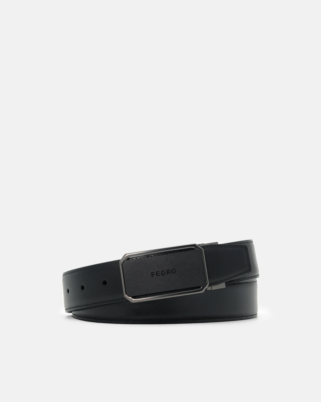 Leather Reversible Tang Belt