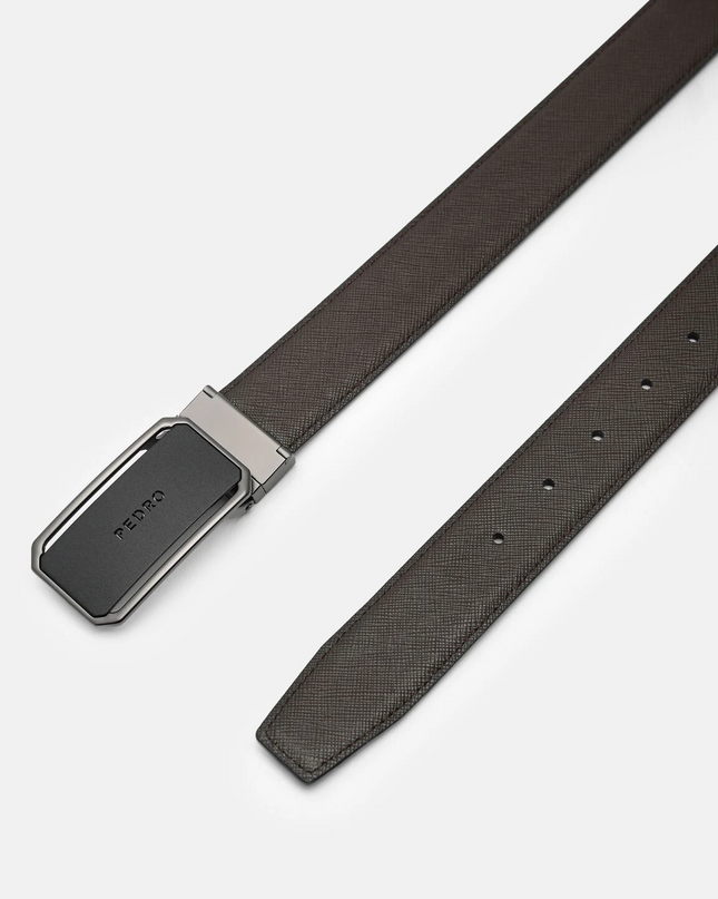 Leather Reversible Tang Belt