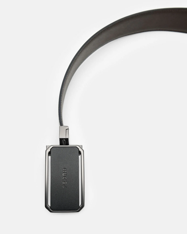 Leather Reversible Tang Belt