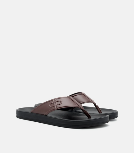 Thong Sandals - Mahogany