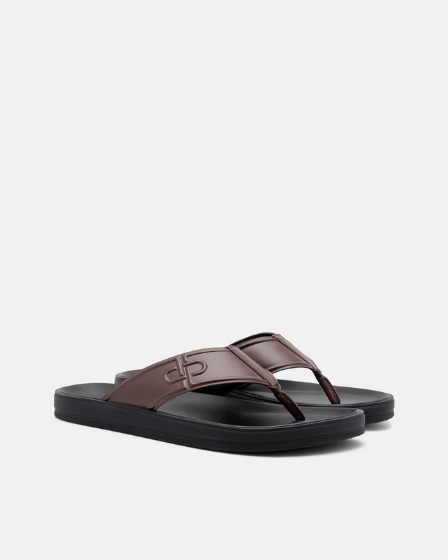 Thong Sandals - Mahogany