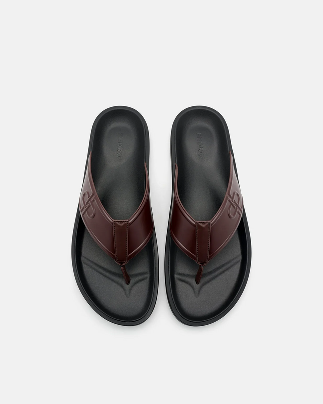 Thong Sandals - Mahogany