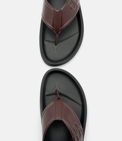 Thong Sandals - Mahogany