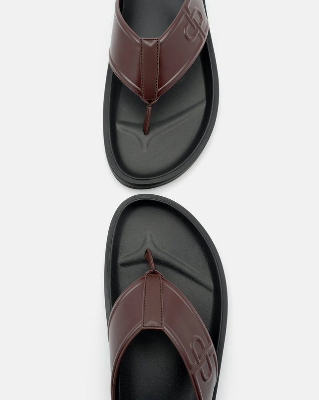Thong Sandals - Mahogany