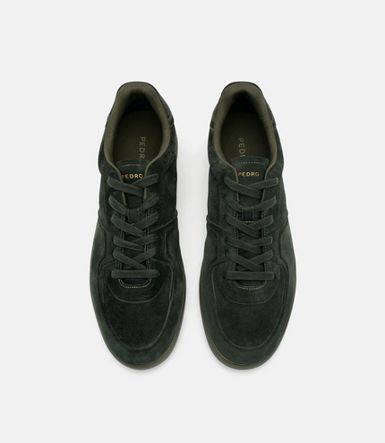 Fleet Suede Sneakers - Dark Green