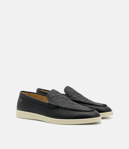 Roam Leather Loafers - Black