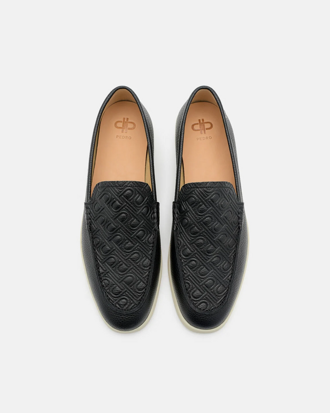 Roam Leather Loafers - Black