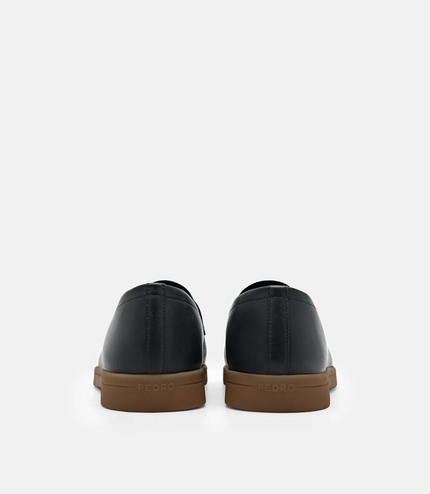 PEDRO Icon Suede Loafers - Black