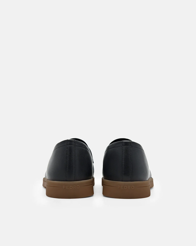 PEDRO Icon Suede Loafers - Black