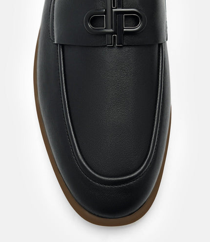 PEDRO Icon Suede Loafers - Black