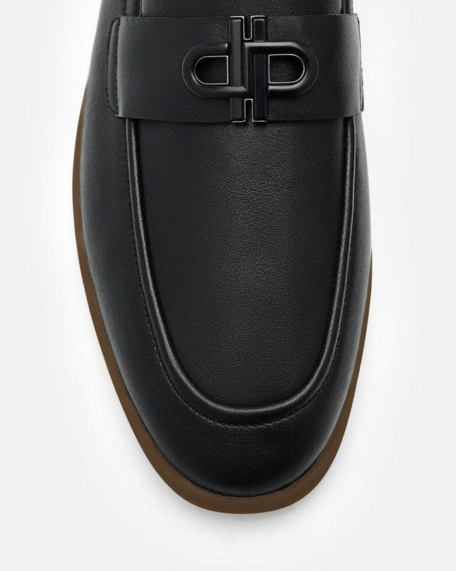 PEDRO Icon Suede Loafers - Black