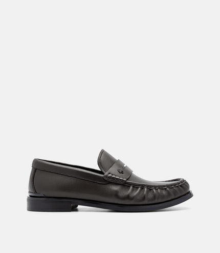 Leather Loafers-Dark Brown