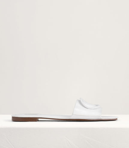 Ring Buckle Paneled Sandals