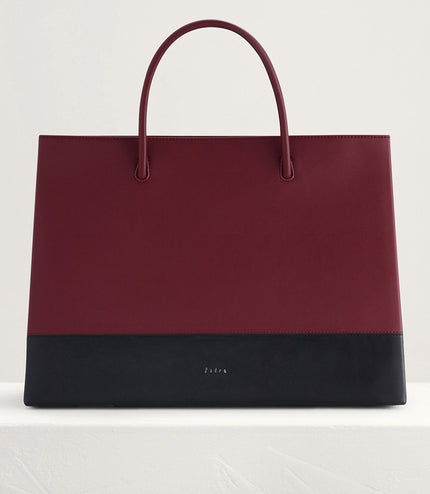 Paneled Boxy Tote