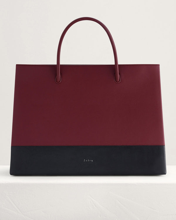 Paneled Boxy Tote