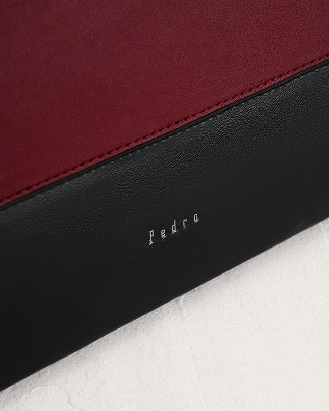 Paneled Boxy Tote