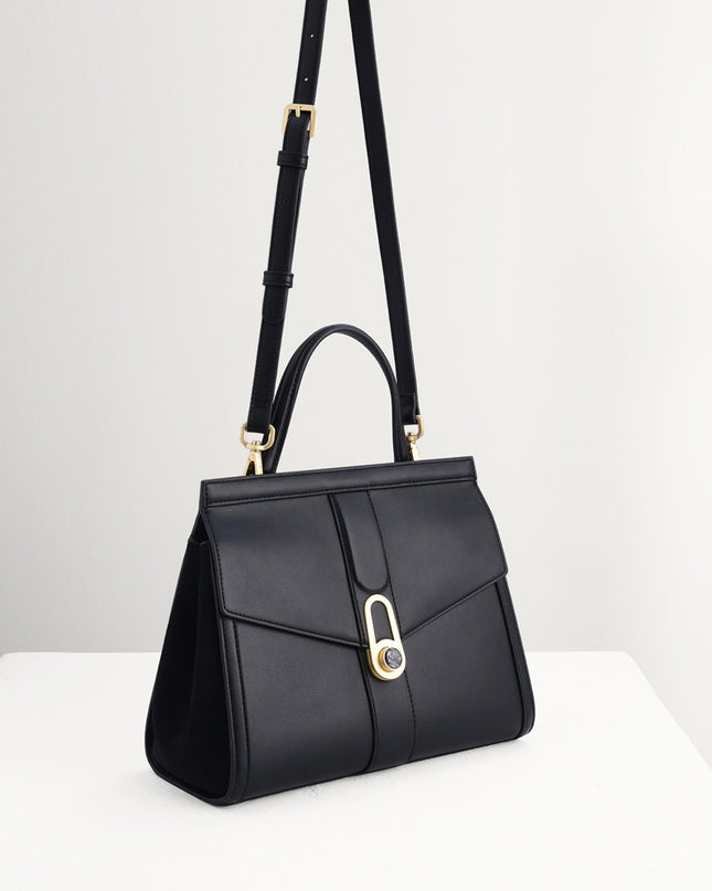 Top Handle Bag with Precious Stone Detailing