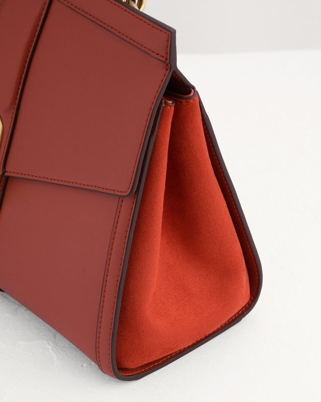 Top Handle Bag with Precious Stone Detailing