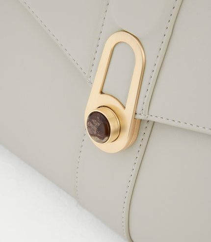 Top Handle Bag with Precious Stone Detailing