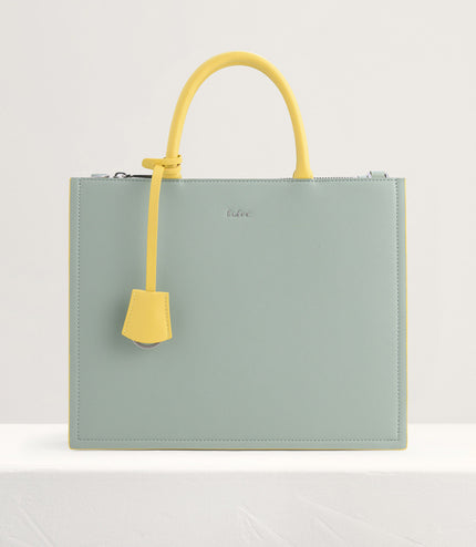 Top Handle Boxy Bag