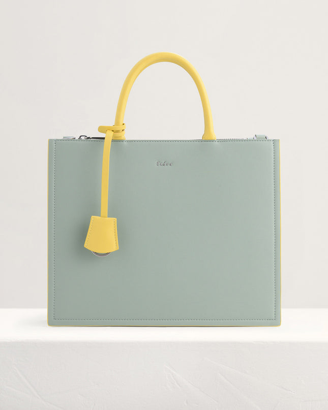 Top Handle Boxy Bag