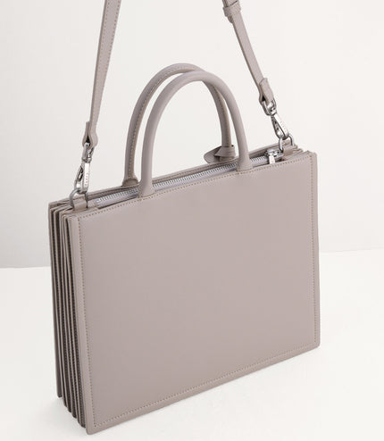Top Handle Boxy Bag