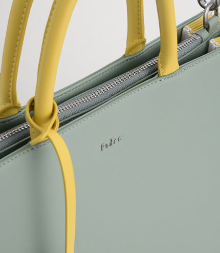 Top Handle Boxy Bag