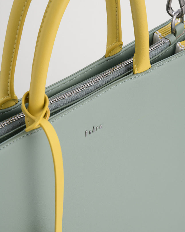 Top Handle Boxy Bag