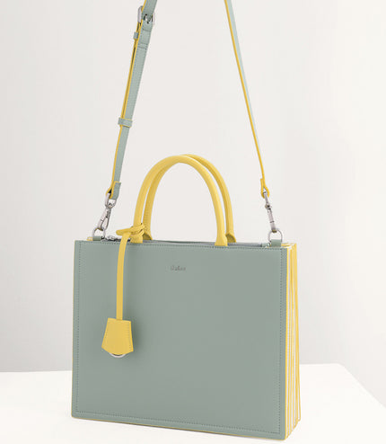 Top Handle Boxy Bag