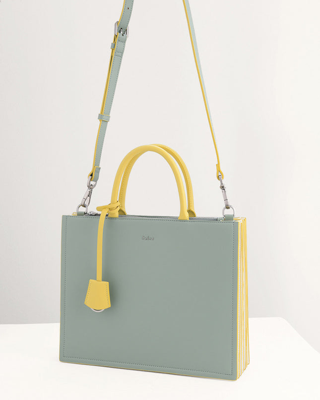 Top Handle Boxy Bag
