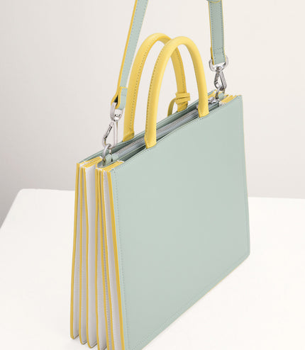 Top Handle Boxy Bag