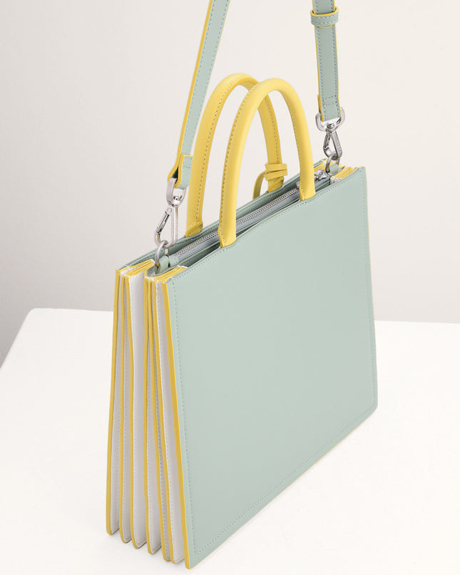 Top Handle Boxy Bag