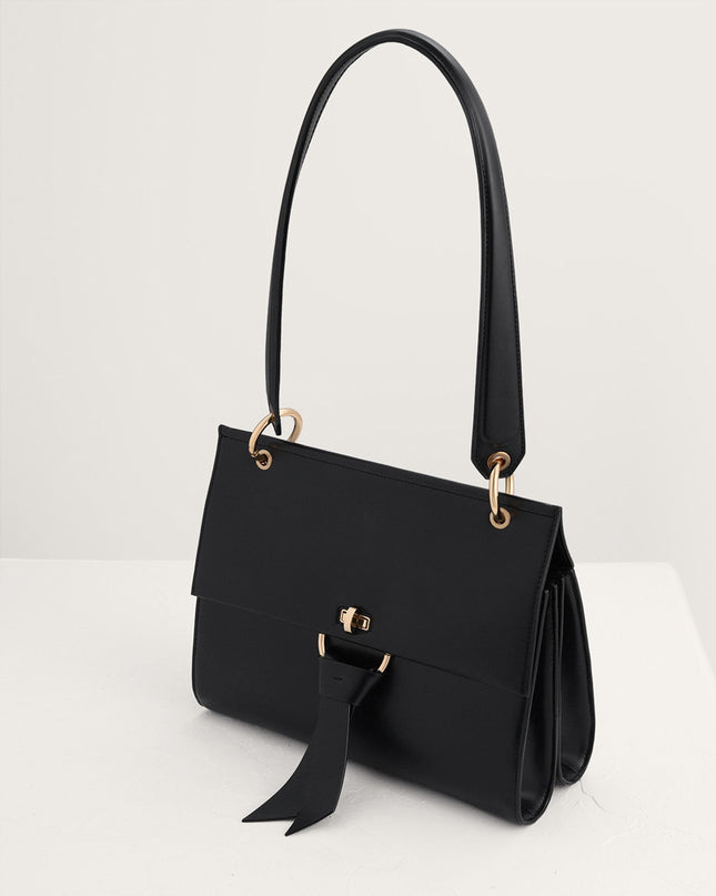 Shoulder Bag with Knotted Detail