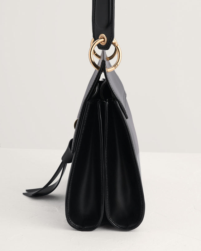 Shoulder Bag with Knotted Detail