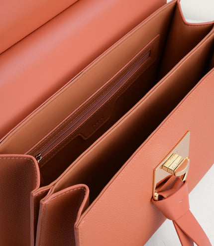 Shoulder Bag with Knotted Detail
