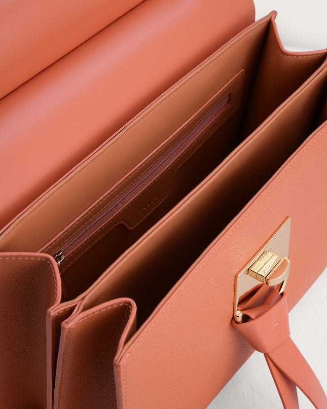 Shoulder Bag with Knotted Detail