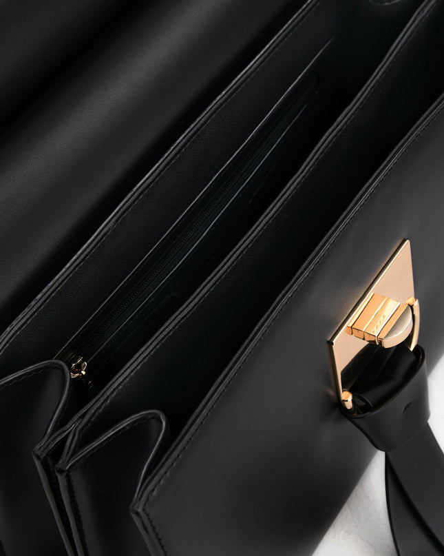 Shoulder Bag with Knotted Detail