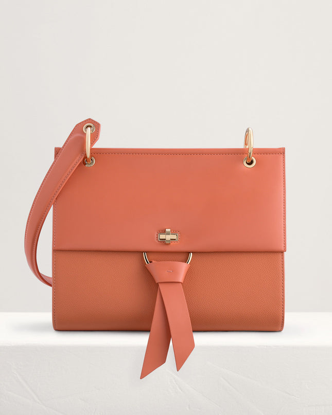 Shoulder Bag with Knotted Detail