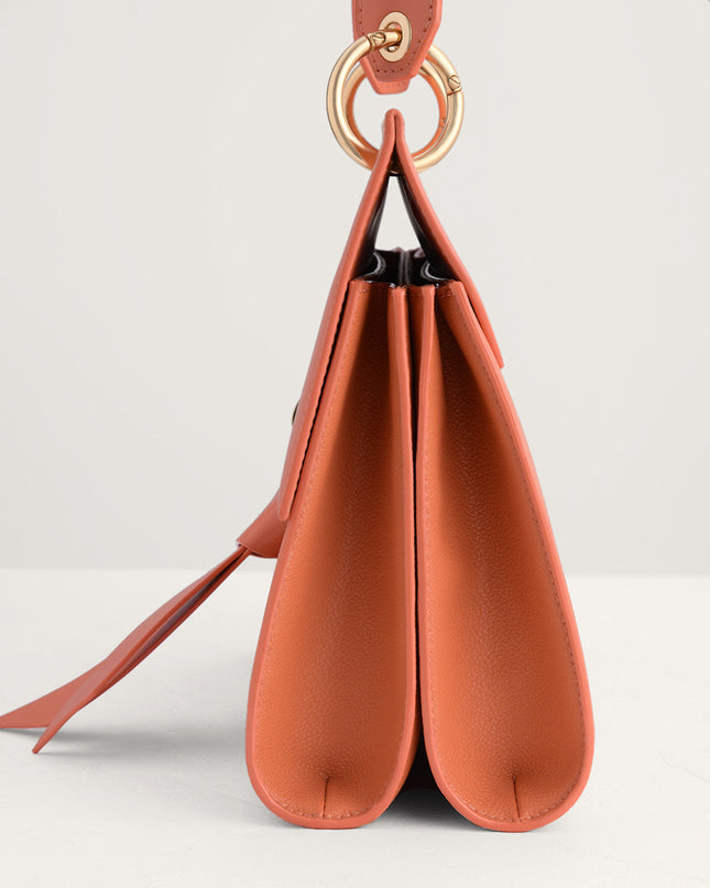 Shoulder Bag with Knotted Detail
