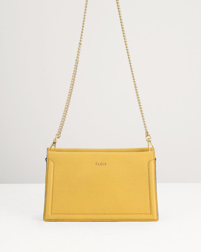 Multi-Way Lizard-Effect Leather Bag