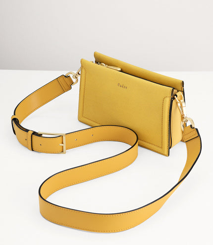 Multi-Way Lizard-Effect Leather Bag