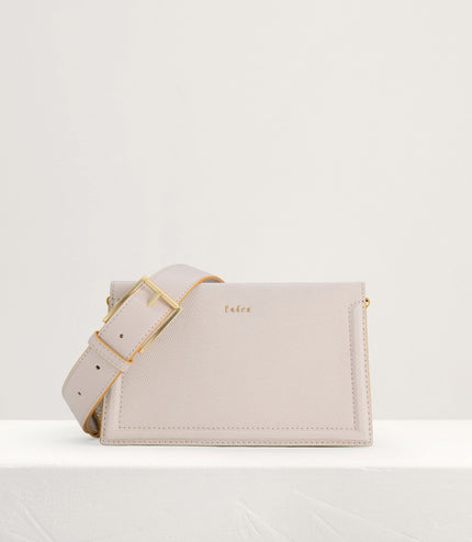 Multi-Way Lizard-Effect Leather Bag