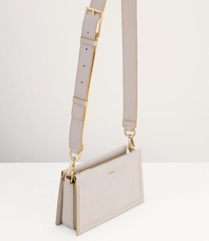 Multi-Way Lizard-Effect Leather Bag