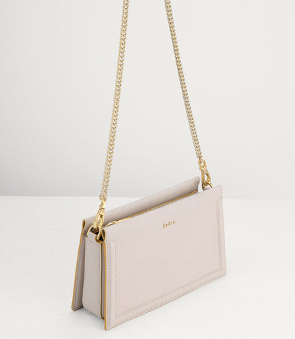 Multi-Way Lizard-Effect Leather Bag