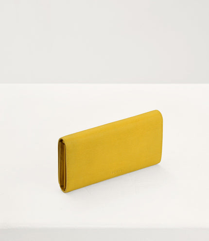 Lizard-Effect Leather Wallet On Chain