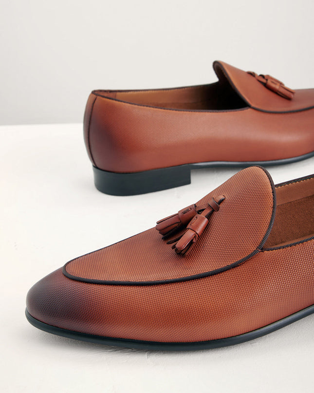 Leather Tasselled Loafers
