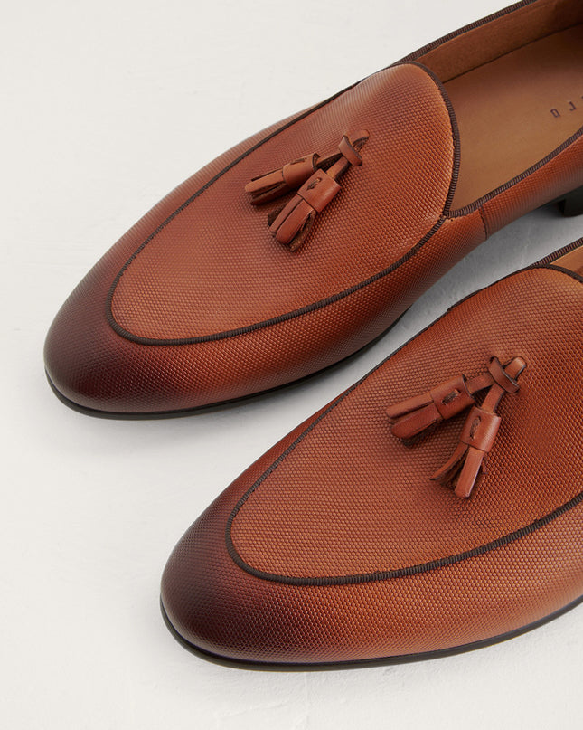 Leather Tasselled Loafers
