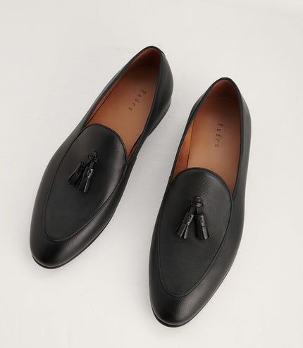 Leather Tasselled Loafers