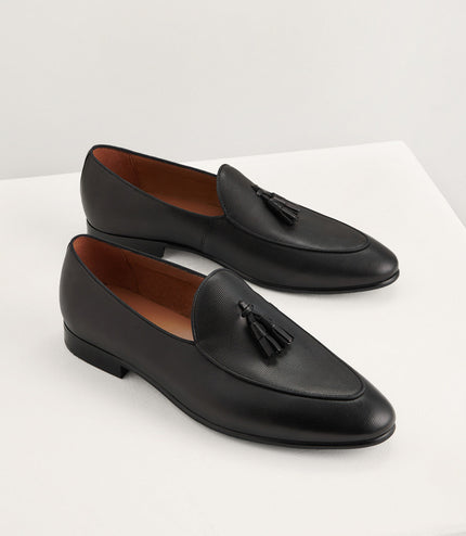 Leather Tasselled Loafers